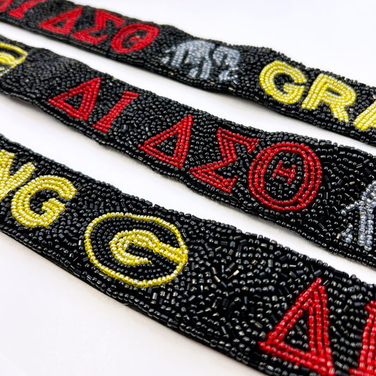 Sorority Beaded Bag Strap
