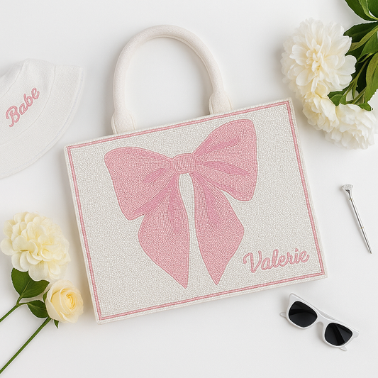 Rosé Bow Tote