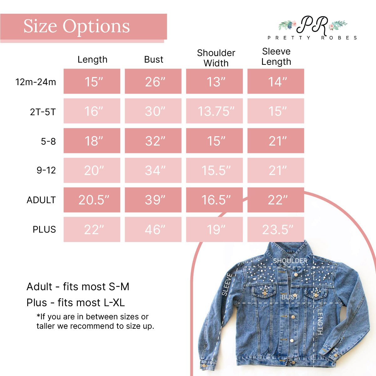 (Blue Pearl) Personalized Game Day Jean Jacket