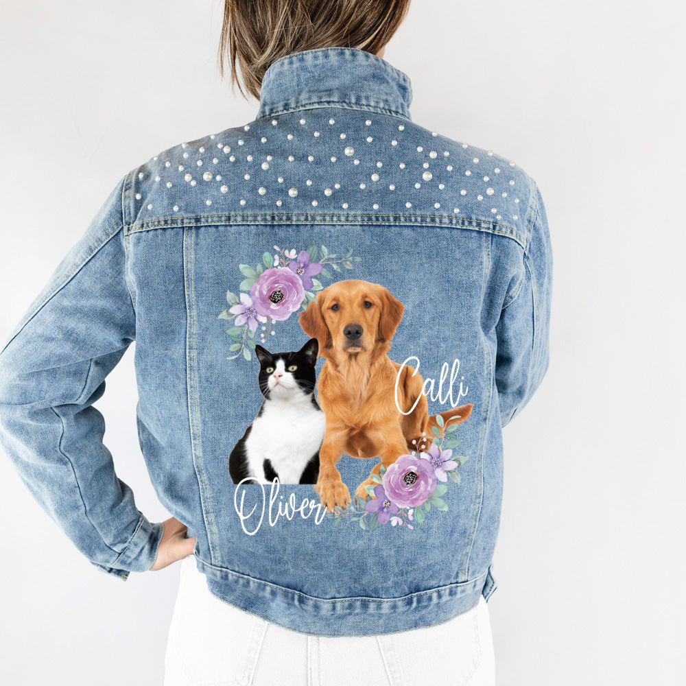 Pet Photo Denim Jacket