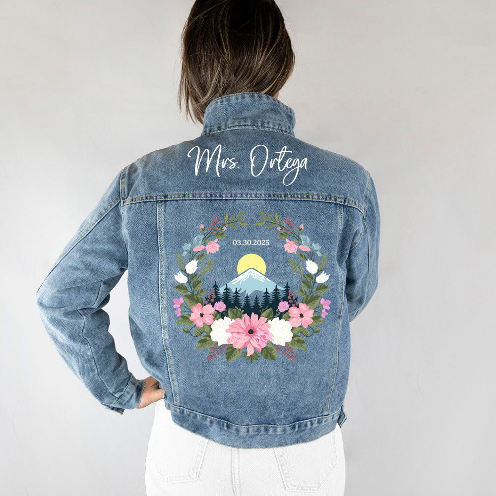 Personalized Bridal Denim Jacket