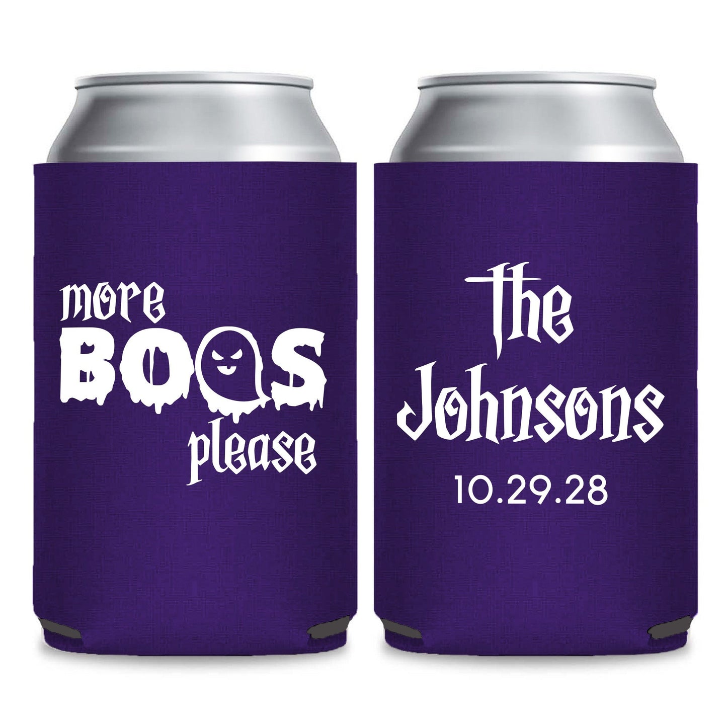 Seasonal Can Cooler Wedding Favors