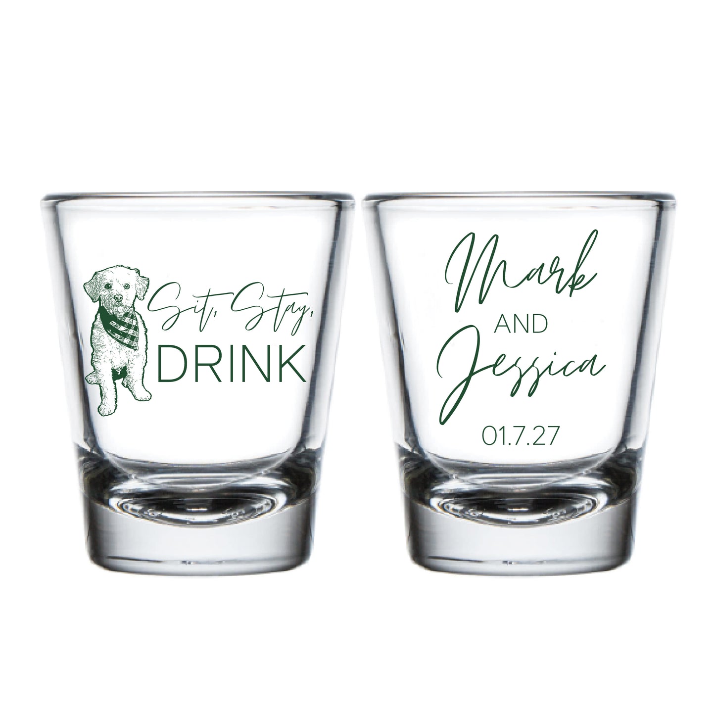 Custom Pet Shot Glasses (PR 198)