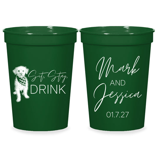 Custom Pet Stadium Cups (PR 198)