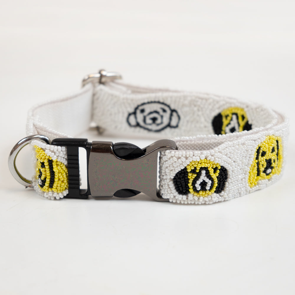 Custom Seed Bead Dog Collar