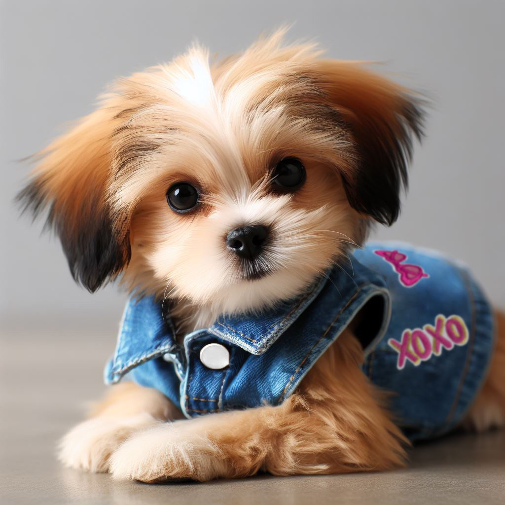 Custom Dog Denim Vest