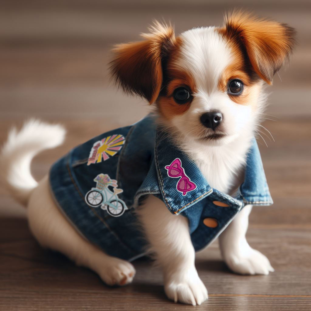 Custom Dog Denim Vest