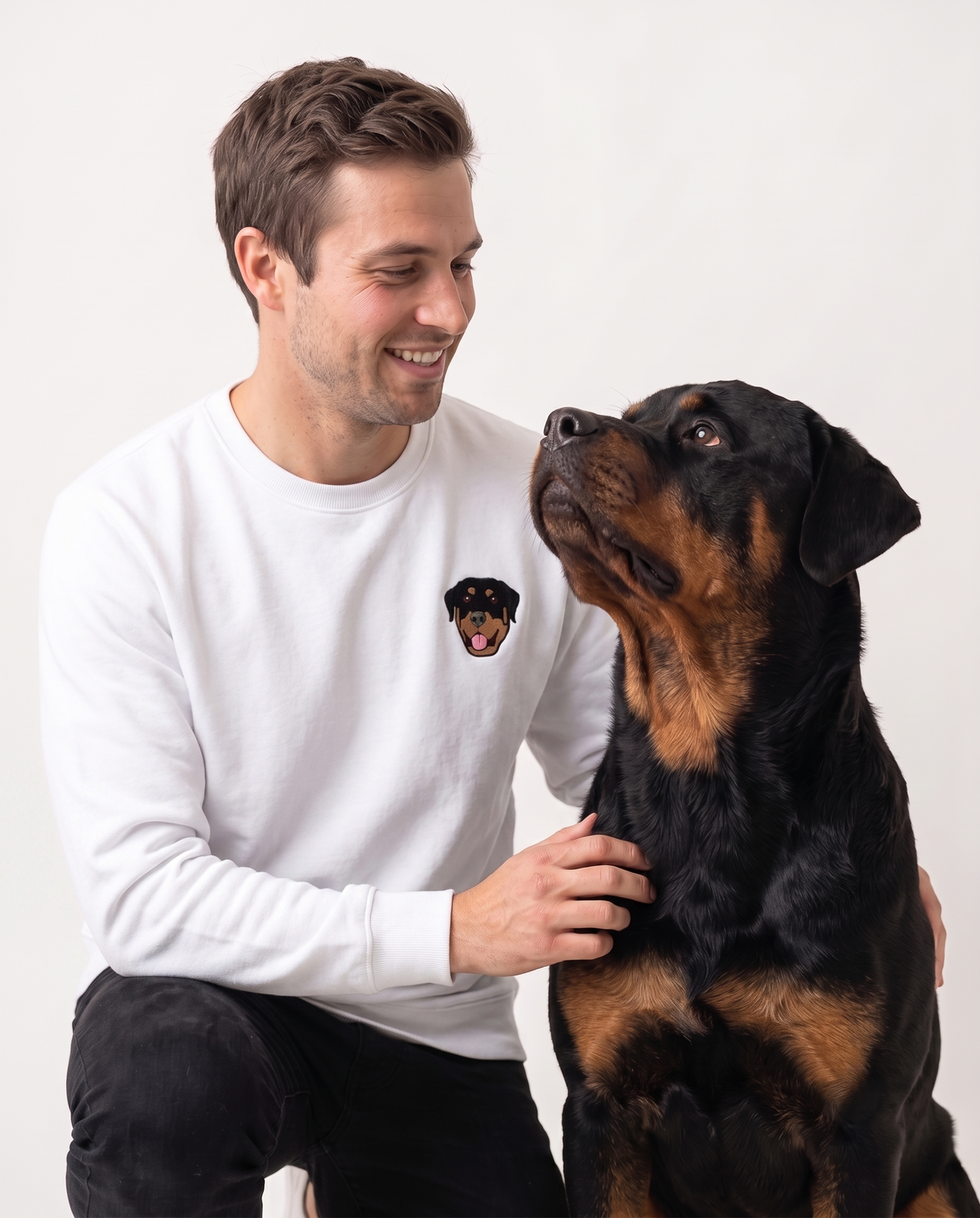 Custom Pet Embroidered Sweatshirt