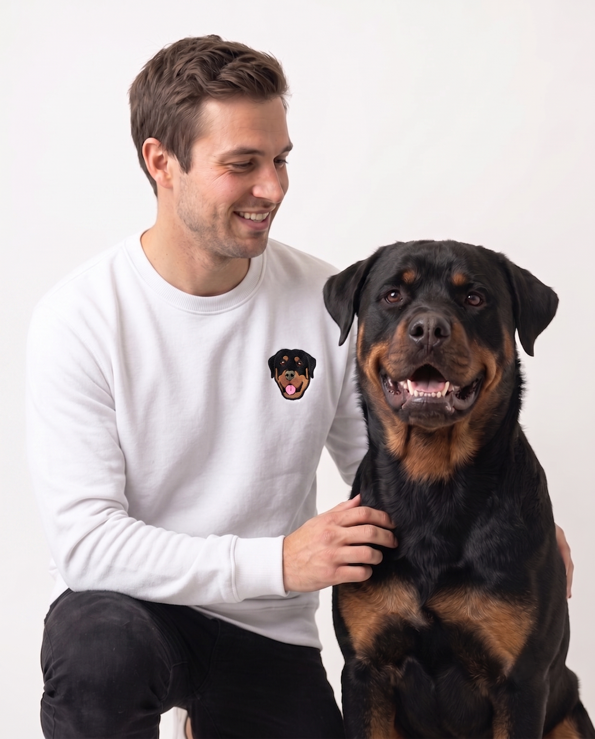 Custom Pet Embroidered Sweatshirt