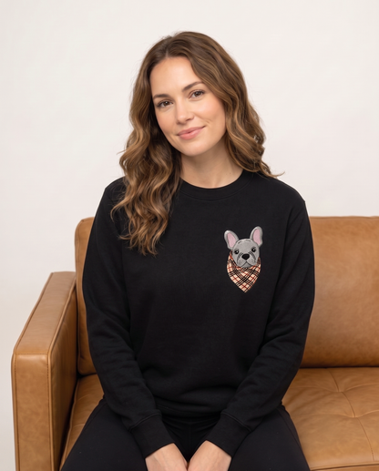 Custom Pet Embroidered Sweatshirt