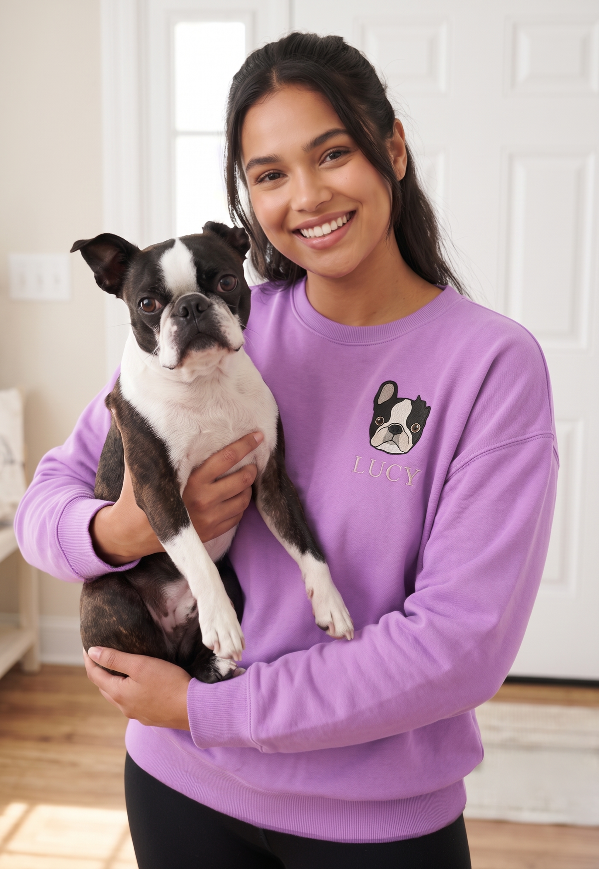 Custom Pet Embroidered Sweatshirt