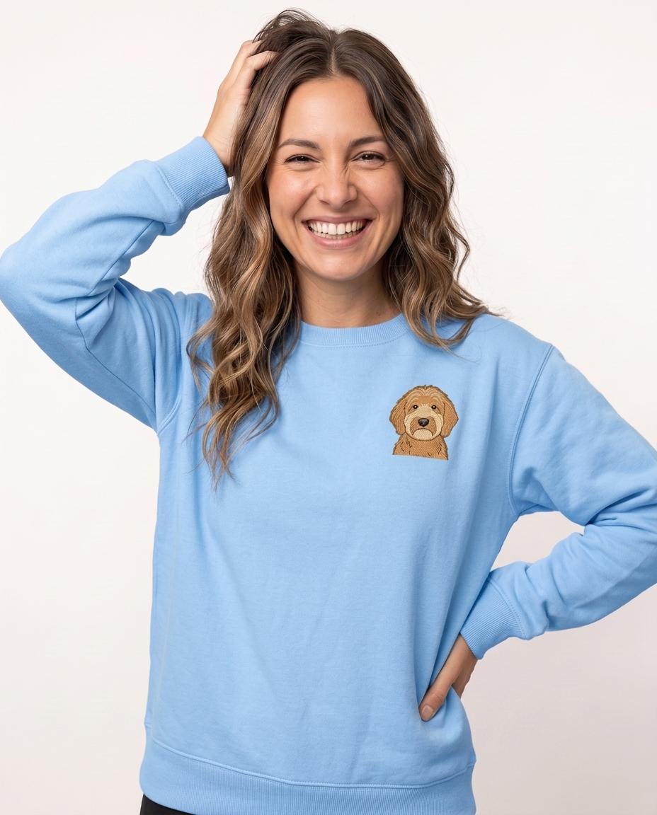 Custom Pet Embroidered Sweatshirt