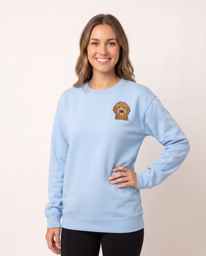 Custom Pet Embroidered Sweatshirt