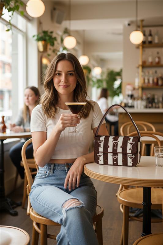 Espresso Martini Beaded Purse
