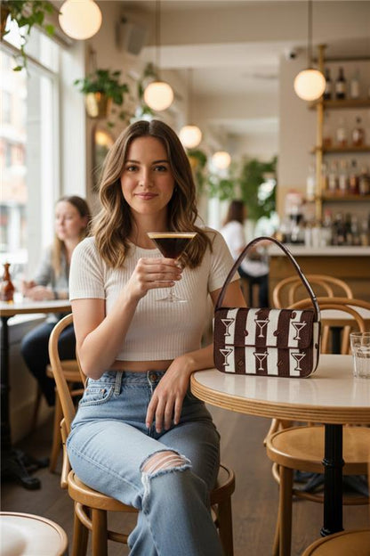 Espresso Martini Beaded Purse