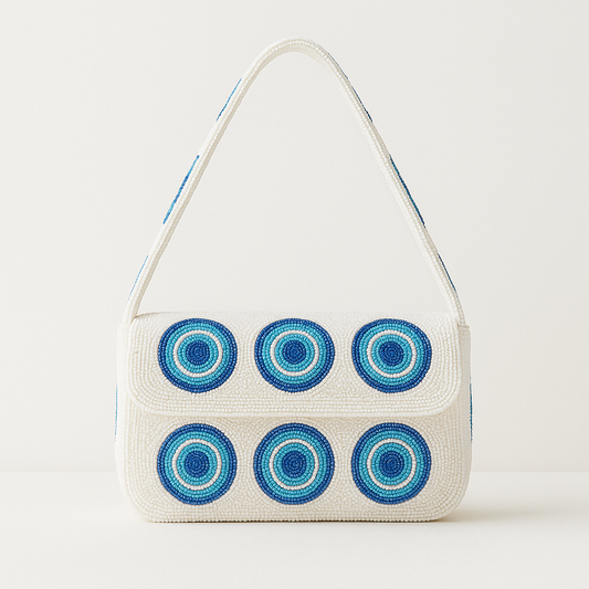 Evil Eye Beaded Luxe Bag