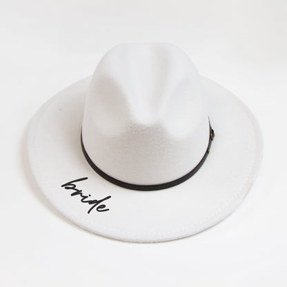 Babe Fedora Hat White