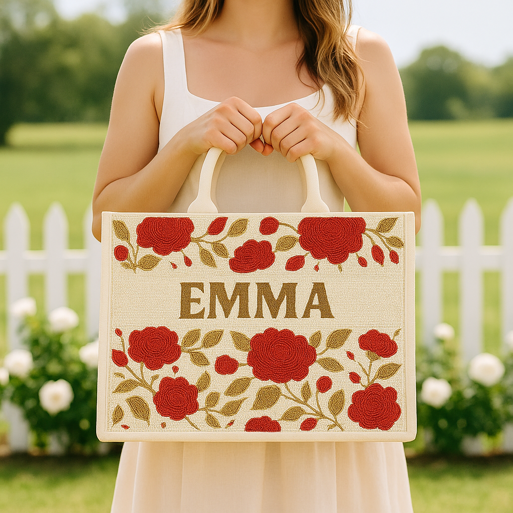 Rose Bloom Tote