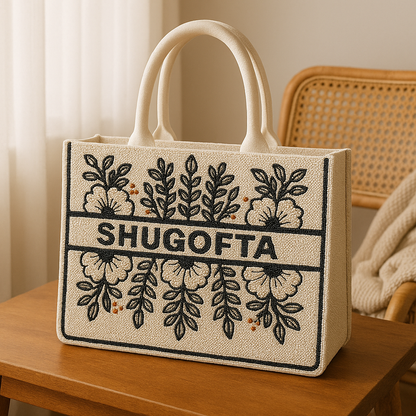 Monochrome Elegance Tote