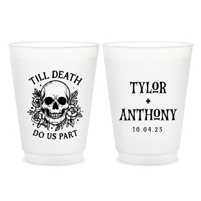 Till Death Do Us Part Frosted Cups (CS 659)