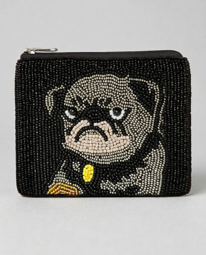 Pet Beaded Coin Purse