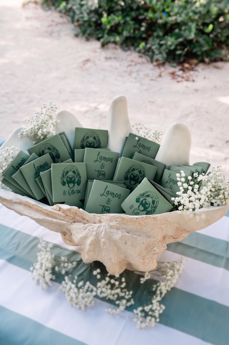 Pet Wedding Can Coolers