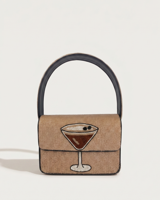 Espresso Martini Beaded Purse