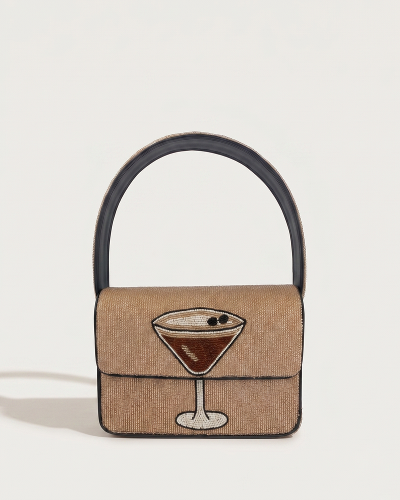 Espresso Martini Beaded Purse