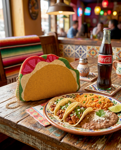 Taco Clutch Bag