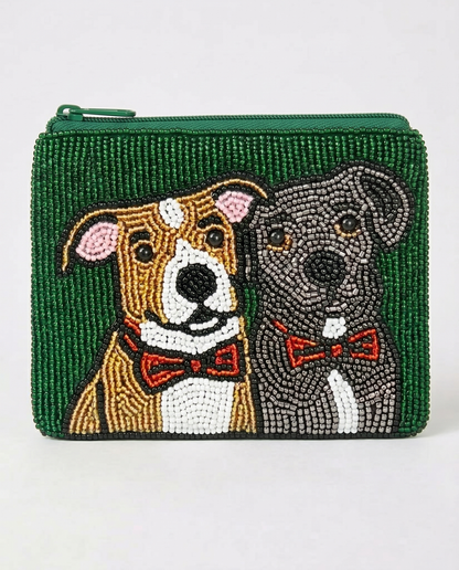 Pet Beaded Coin Purse