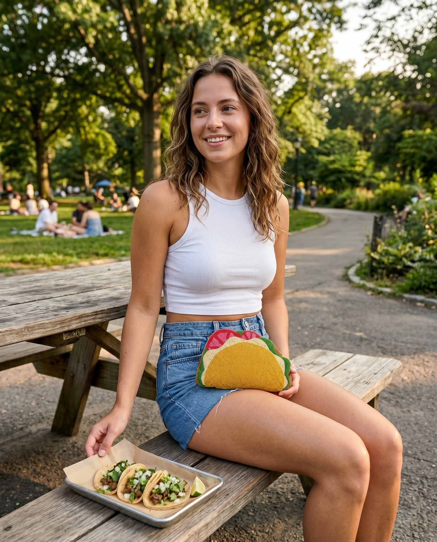 Taco Clutch Bag