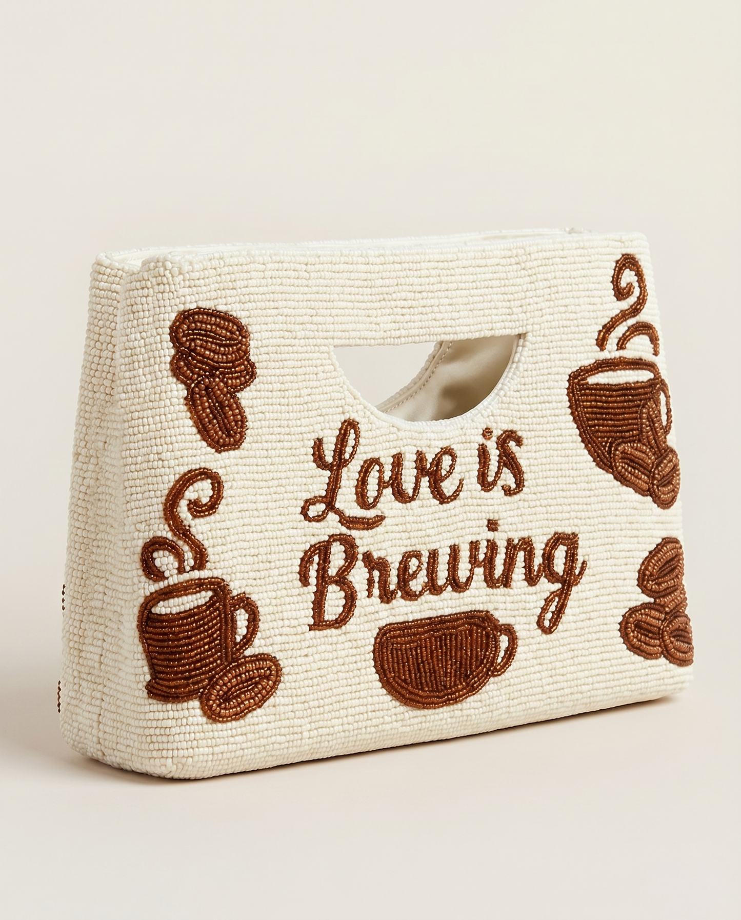 Love Is Brewing Coffee Lover Handbag