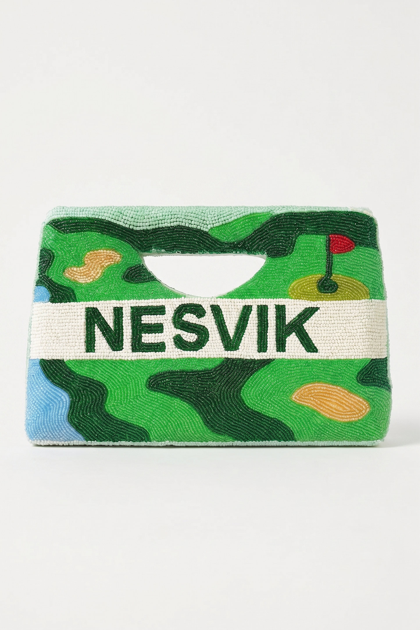 Custom Beaded Golf Clutch