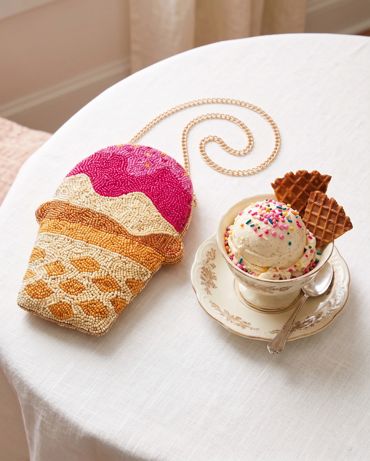 Ice Cream Clutch Purse