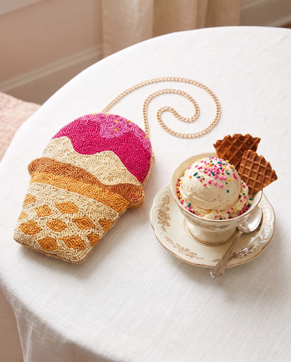 Ice Cream Clutch Purse