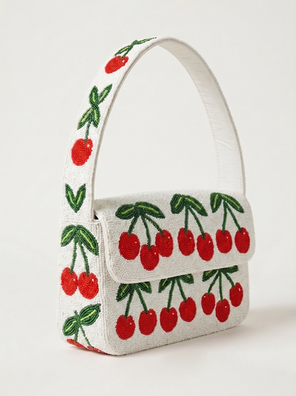 Luxurious Cherry Shoulder Bag