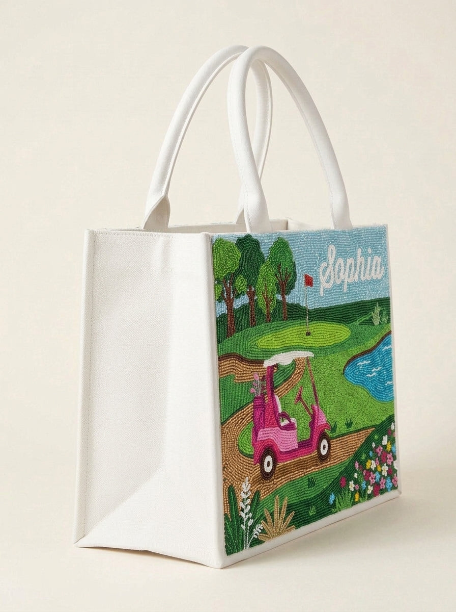 Custom Golf Course Tote