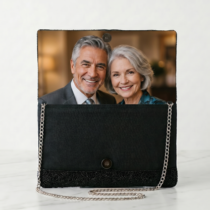 Personalized Beaded Clutch for Anniversary & Birthday Gifts - HHFC
