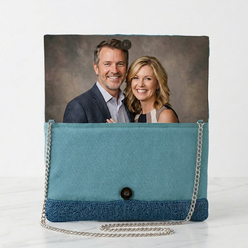 Personalized Beaded Clutch for Anniversary & Birthday Gifts - HHFC