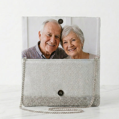 Personalized Beaded Clutch for Anniversary & Birthday Gifts - HHFC