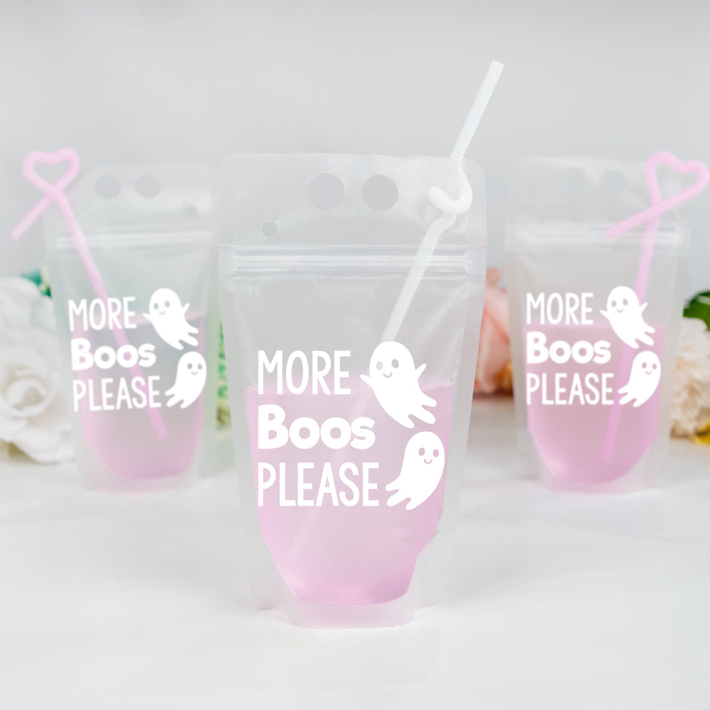 Personalized Halloween Drink Pouch, Halloween Gifts, Halloween Drink Pouches, Personalized Drink Pouches with Straw, Halloween Booze Bag, Reusable Booze Bag with Straw, Custom Personalized Drink Pouches, Drink Pouches with Straw, Booze Bag, Drink Floats, Halloween Party Favor, Halloween Party Pouches