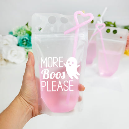 Halloween Party Drink Pouch Favors
