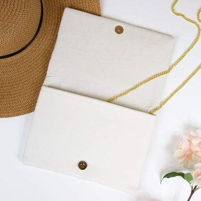 Beaded Canvas Bridal Clutches