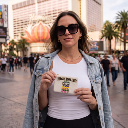 High Roller Beaded Coin Purse