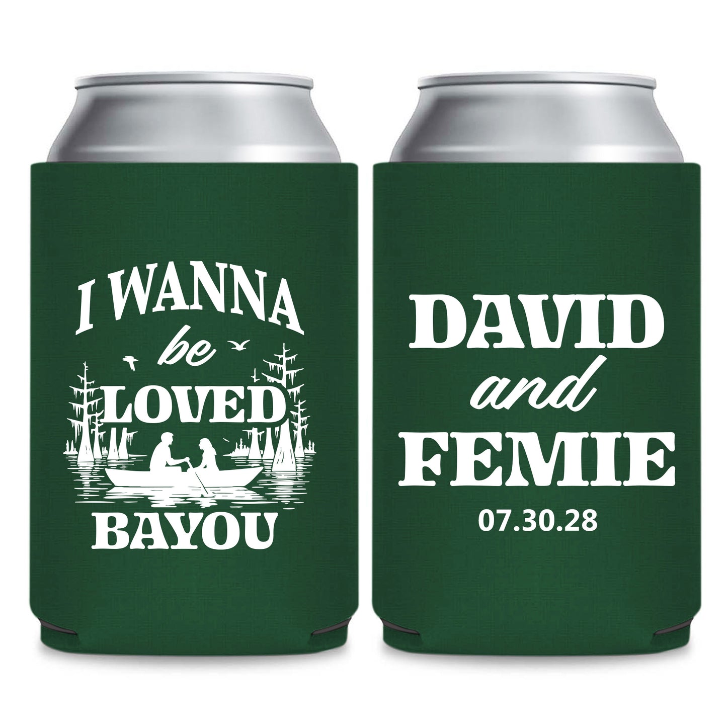 Nautical Wedding Can Cooler Favors