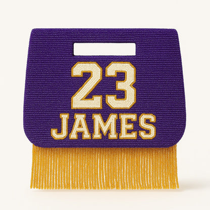 Personalized Sports Fringe Purse
