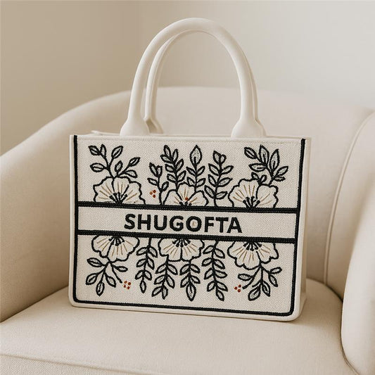 Monochrome Elegance Tote