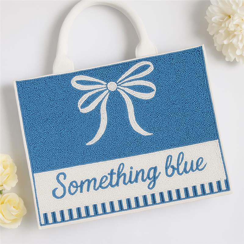 Azure Bow Elegance Tote