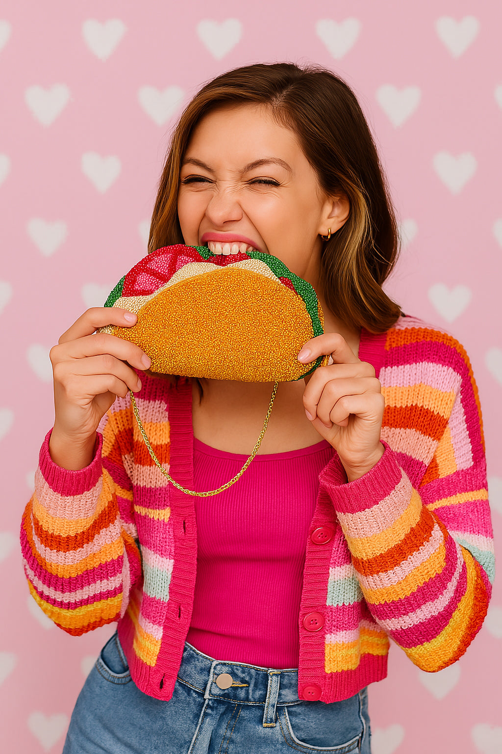 Taco Clutch Bag