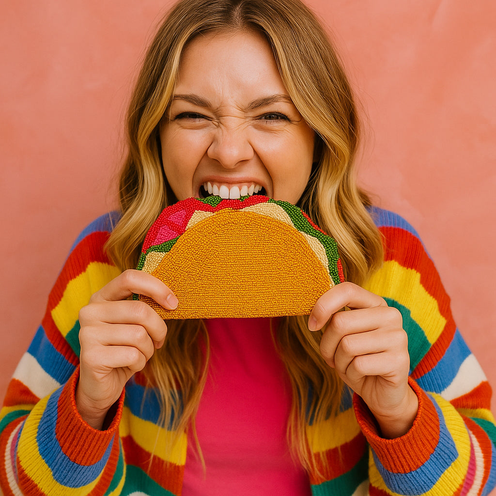 Taco Clutch Bag